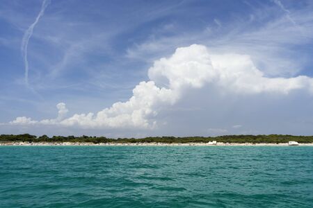 Sun and majorca beach landscapeの写真素材