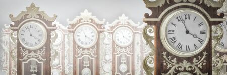 3d illustration, pendulum clockの写真素材