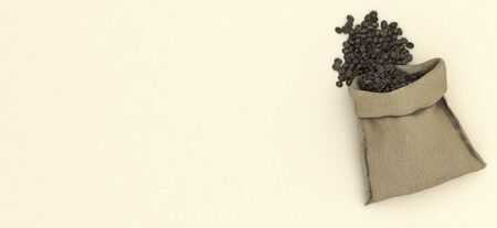 3d illustration. coffee and accessoriesの写真素材