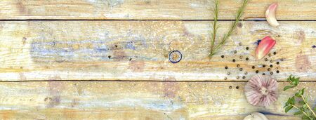 3d illustration, food, onion and garlic conceptの写真素材