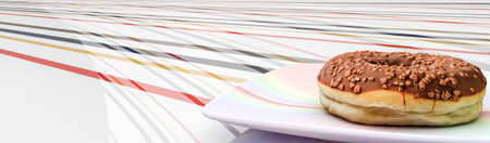 3d illustration, concept food, cakes for dessert