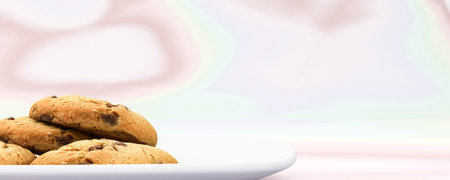 3d illustration, concept food, cakes for dessert