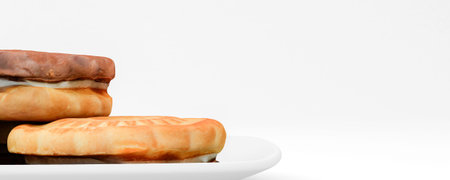 3d illustration, concept food, cakes for dessert
