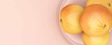 3d illustration, healthy eating concept, orangeの写真素材