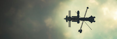 3d illustration, future concept, spaceship