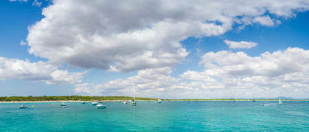 Es trenc beach, in Mallorca, Balearic Islands, Spainの写真素材