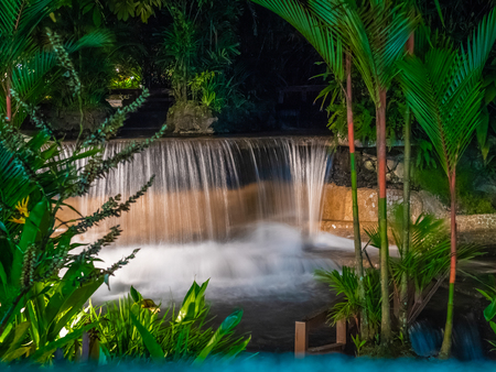 Spa Thermal Resort, waterfallの写真素材