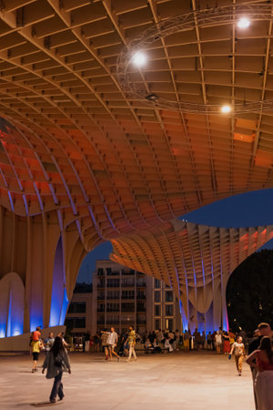 SEVILLE, SPAIN 25 JUNE 2022: Metropol Parasol.のeditorial素材