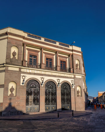 A Theater of the Republic in Queretaro, Mexicoの写真素材