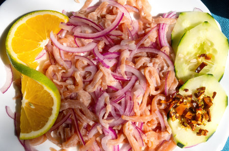 A fish strips prepared in Ixtapa Zihuatanejo Mexicoの写真素材