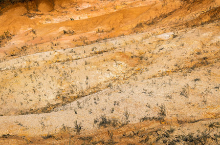 A Red dunes background in Victoria Guanajuato Mexico