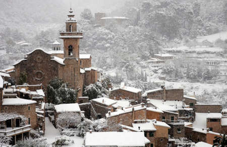 Valldemossa, a village in the north of Majorcaの写真素材