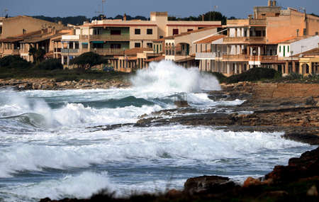 Bad weather in Mallorcaの写真素材