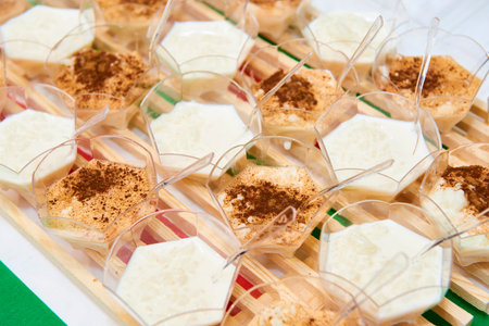 View of spanish Dessert, Arroz con Leche