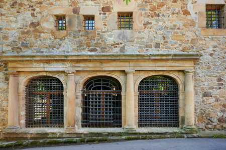 Casa de Juntas de Avellaneda, Sopuerta, Biscay, Basque Country, Euskadi, Spain, Europeの写真素材