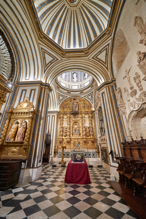 View of the chapel of San Enrique inside the Cathedral of Burgos, Castilla y Leon, Spainのeditorial素材