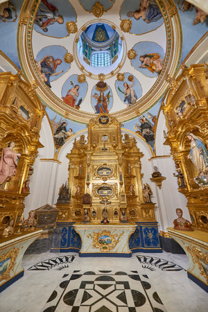 Chapel of the Relics inside the Cathedral of Burgos, Castilla y Leon, Spainのeditorial素材