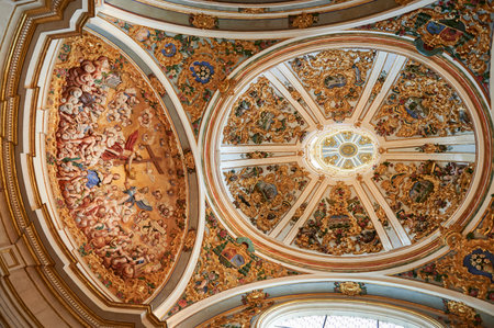 Interior view of the Cathedral of Burgos, Burgos, Castilla y Leon, Spainのeditorial素材