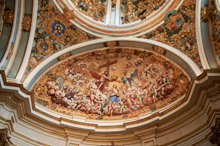Interior view of the Cathedral of Burgos, Burgos, Castilla y Leon, Spainのeditorial素材