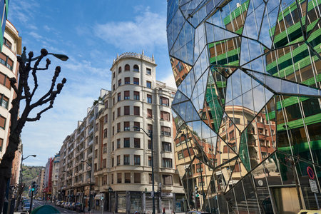 Osakidetza (Basque Health Public System) building, Bilbao. Biscay, Basque Country, Euskadi, Euskal Herria, Spain, Europe.のeditorial素材