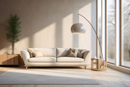 Luxury living room interior composition.の素材