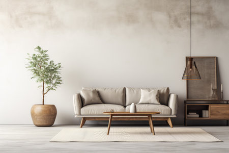 Luxurious living room composition in modern styleの素材