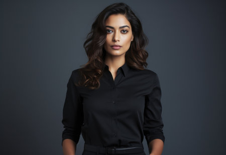 Portrait of an Indian businesswoman.の素材