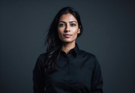 Portrait of an Indian businesswoman.の素材