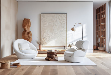 Interior design composition a modern luxurious living roomの素材