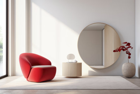 Interior design decoration in a luxurious living roomの素材