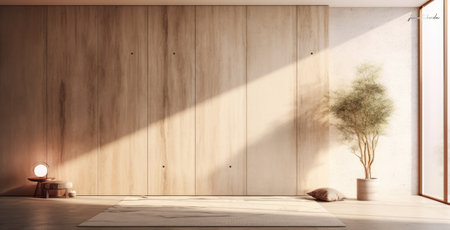 Minimalist empty roomの素材
