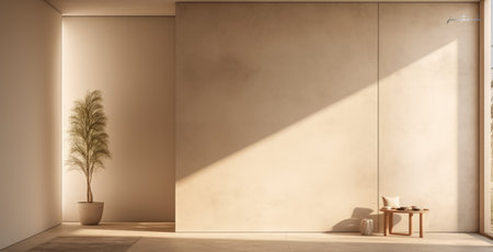 Minimalist empty roomの素材