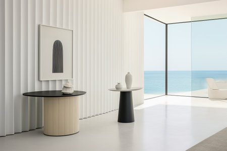 Minimalist room interior design compositionの素材