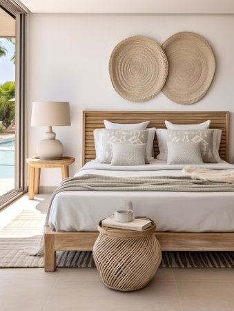 Seamless Indoor-Outdoor home with a Modern Beachfront Bedroom Aestheticの素材