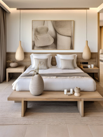 Seamless Indoor-Outdoor home with a Modern Beachfront Bedroom Aestheticの素材