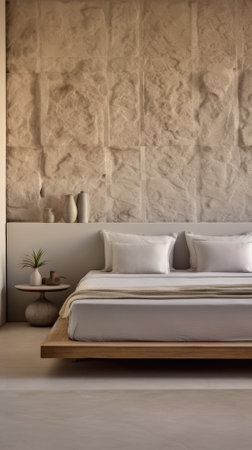 Zen-Inspired Minimalist Bedroomの素材