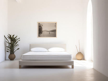 Serene minimalist bedroomの素材