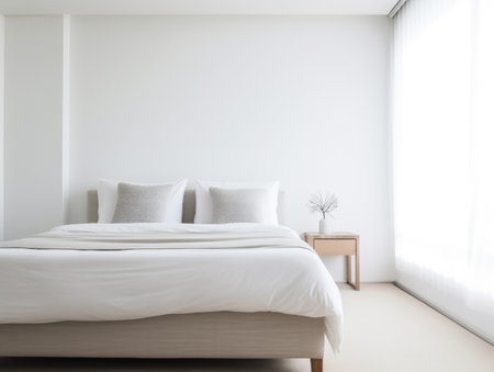 Serene minimalist bedroomの素材