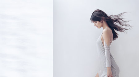 Sophisticated middle aged woman portraitの素材