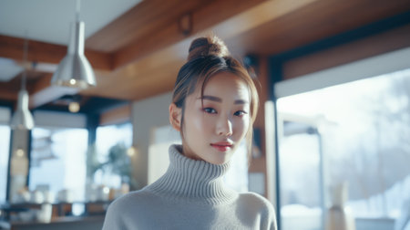 Portrait of a confident beautiful womanの素材