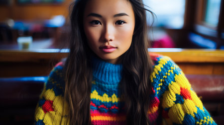 Portrait of a confident beautiful womanの素材