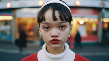 Portrait of a confident beautiful womanの素材