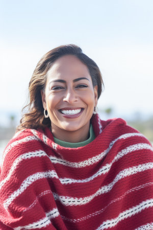 Portrait of a confident beautiful latin womanの素材