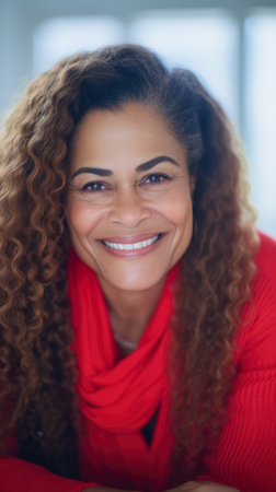 Portrait of a confident beautiful latin womanの素材