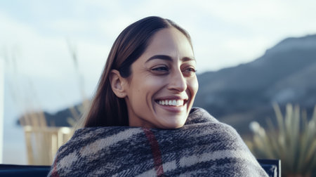 Portrait of a confident beautiful latin womanの素材