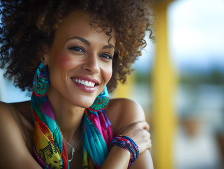 Portrait of a confident beautiful womanの素材
