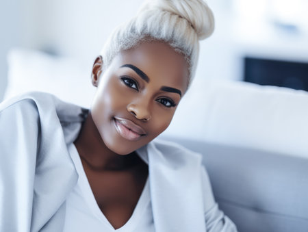 Portrait of a confident beautiful womanの素材