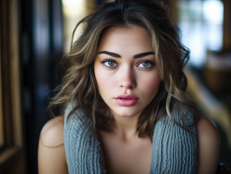 Portrait of a confident beautiful womanの素材