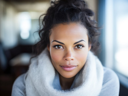 Portrait of a confident beautiful womanの素材