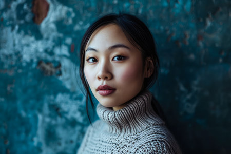 Portrait of a young Asian womanの素材